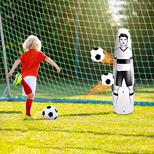 Freistoss Dummies 1.75m Fussball Kinder Erwachsene Fussballtraining Fussball Dummy Boxsack, Torwart