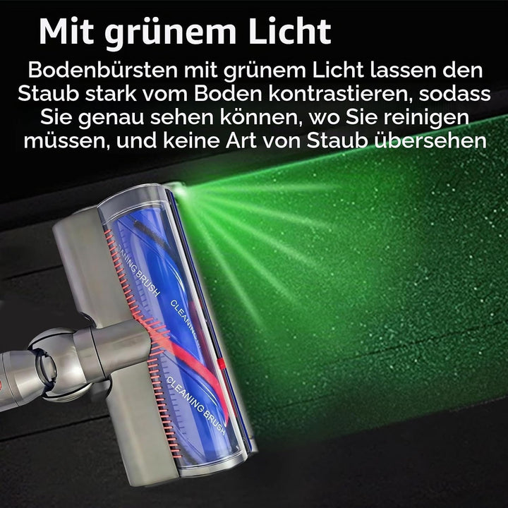 Bürste Kompatibel mit Dyson V7 V8 V10 V11 V15 Staubsauger, Ersatzteile Bürstenkopf mit LED-Leuchten,