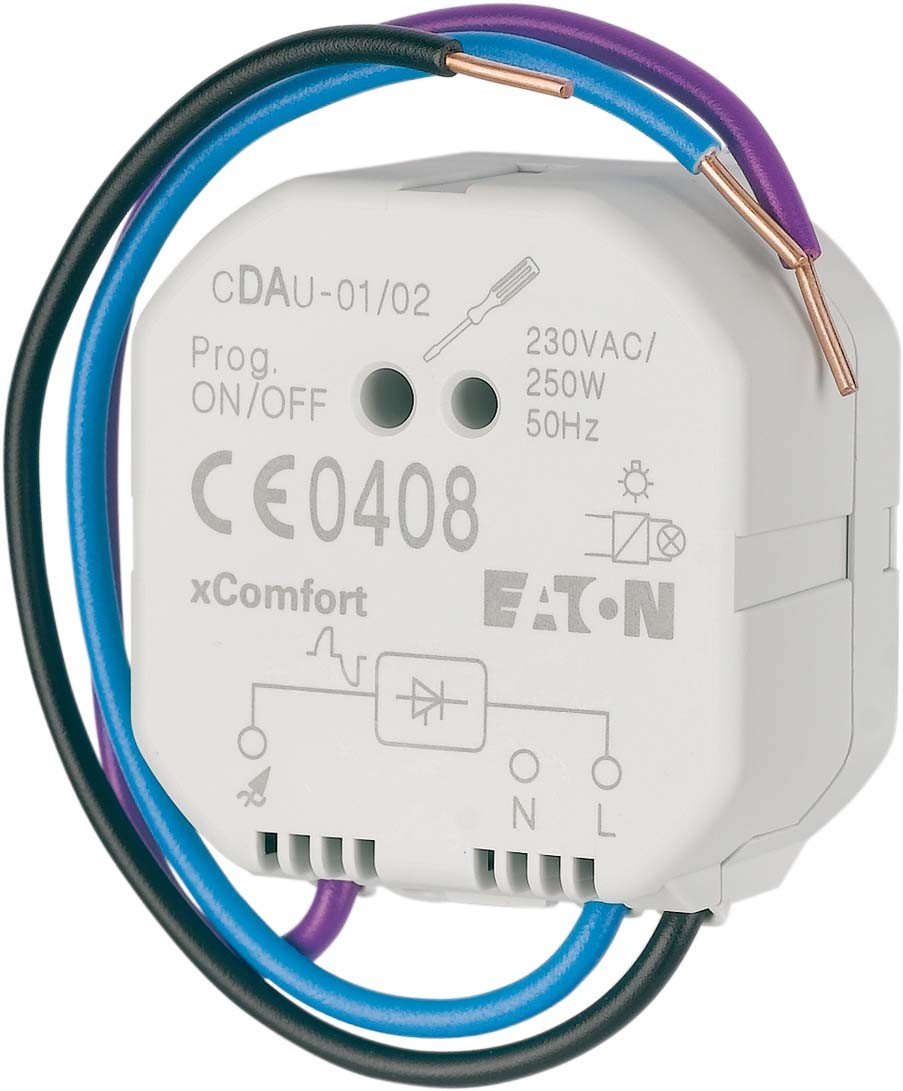 Eaton CDAU-01/02 Funk-Dimmaktor Unterputz 250W/230VAC 109363 4015081089666