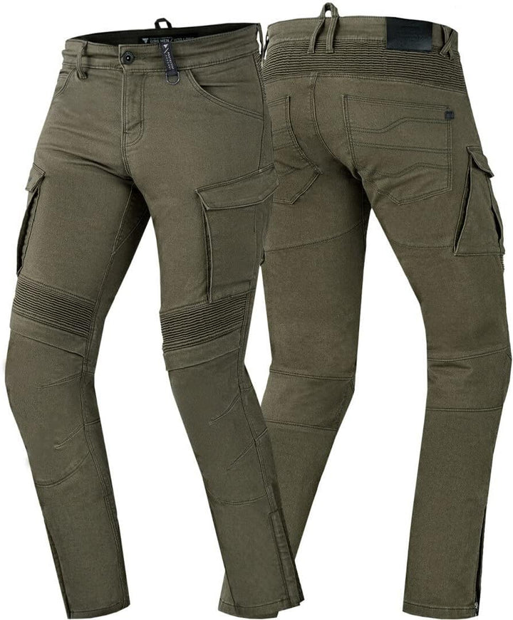 SHIMA Giro 2.0 Motorradhose Damen und Herren mit 4 Airforce Protektoren und Aramid Hose Jeans Cargo