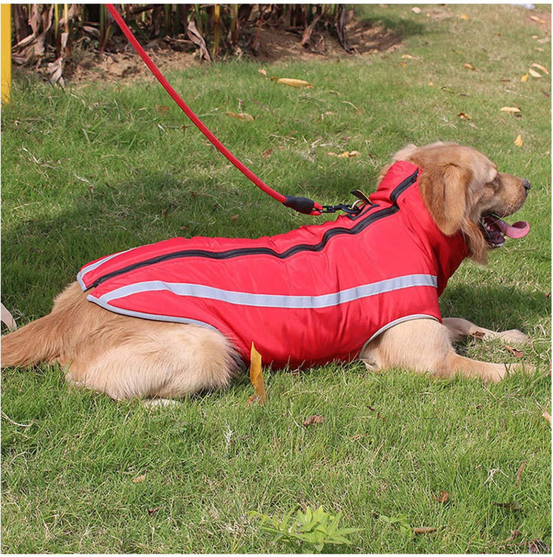 PETCUTE Hundemantel wasserdicht hundejacke für mittelgrosse Hunde Warme hundemantel Fleece Grosse Hu