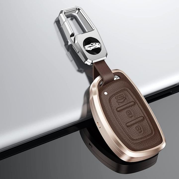 KUNIO Schlüsselhülle Passt für Hyundai Creta Mistra Elantra Tucson Ix25 I10 I20 I30 Verna Santa Fe 2