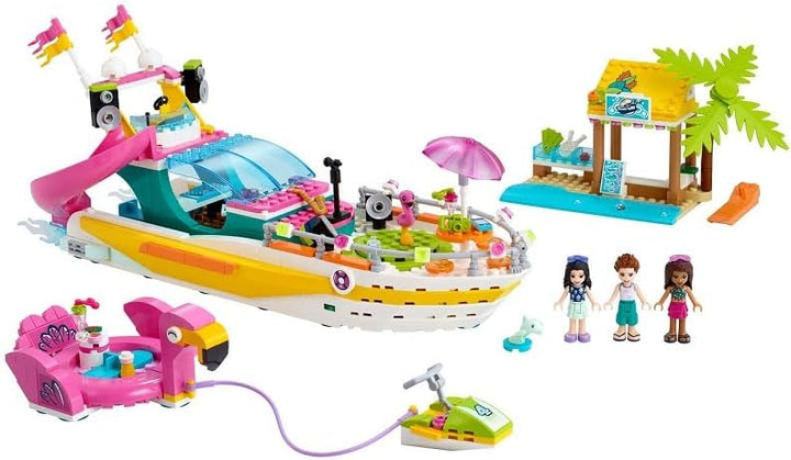 Le Bateau de Fete des Mini-Puppen Friends – Yacht – für Lego 41433 Mädchen ab 7 Jahren – Bauspiel