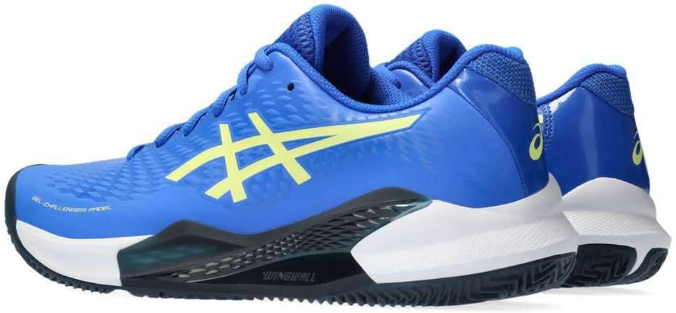 ASICS Challenger 14 Padel Mann Padel-Schuhe Weiss Schwarz 47 EU Illusion Blue Glow Yellow, 47 EU Ill