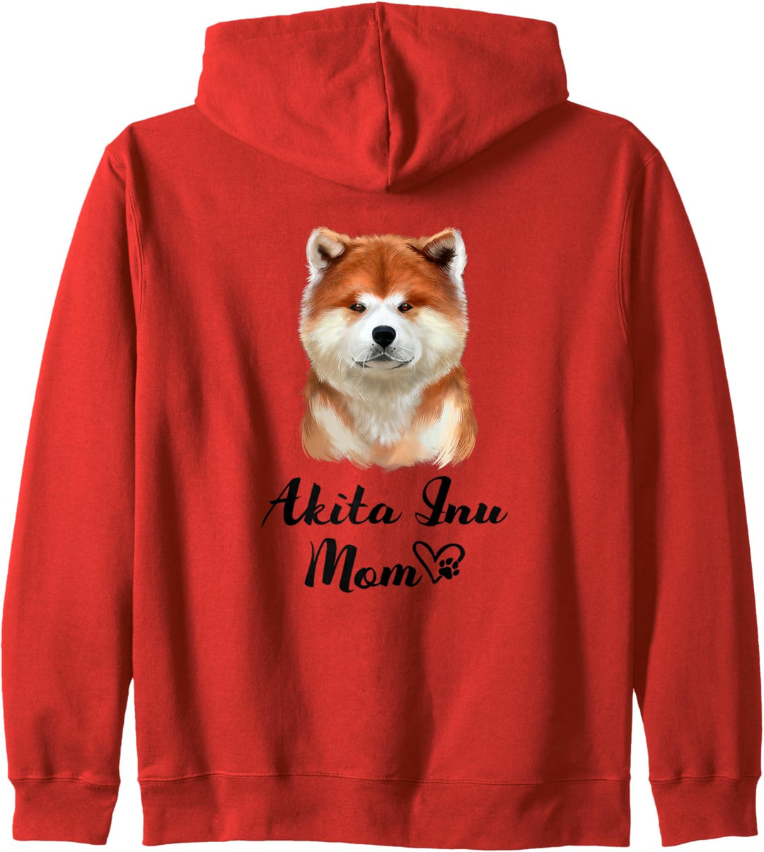 Akita Inu Mom Hundemama Akita Inu Hund Mama Kapuzenjacke