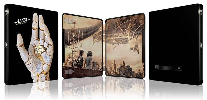 Alita: Battle Angel Steelbook [Blu-Ray]+[Blu-Ray 3D] [Region Free] (Deutsche Sprache. Deutsche Unter