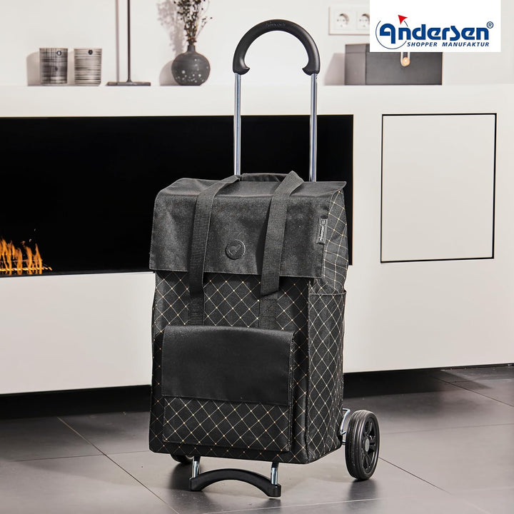 ANDERSEN Einkaufstrolley - Scala Shopper Lisa schwarz, Schwarz