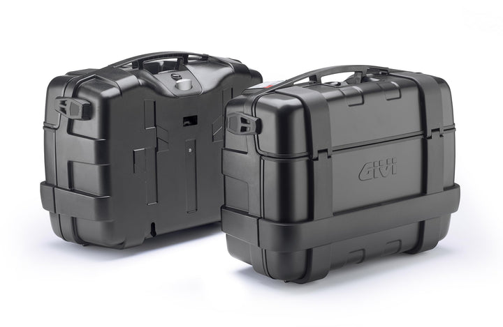 Givi TRK33BPACK2 Trekker 33 Koffer Satz Monokey, Schwarz, Schwarz