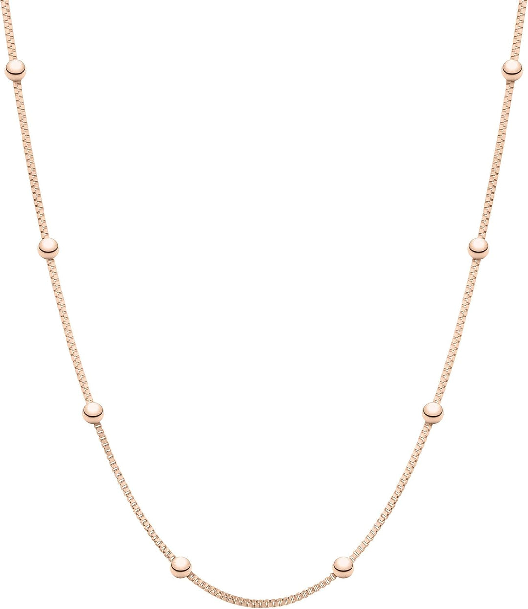 LIEBESKIND Halskette (Roségold, Edelstahl) Roségold Bundle mit Ohrringe LJ-0485-E-05, Roségold Bundl