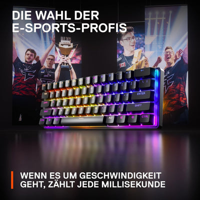 SteelSeries Apex Pro Mini HyperMagnetic Gaming- – Die weltweit schnellste – Anpassbares Ansprechverh