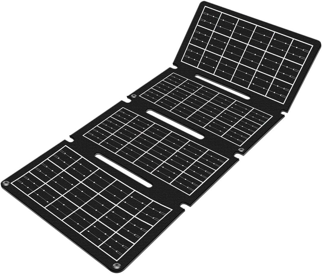 LogiLink PA0340 - faltbares/ausklappbares Solarpanel für Unterwegs mit max. Leistung von 15W, inkl.