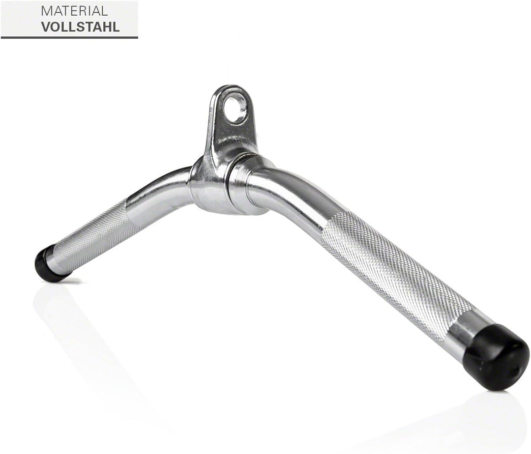 Sport-Tec Latzugstange Trizepsstange Verschiedene Ausführungen Chrom Halbrunder Trizepsgriff, 40 cm,