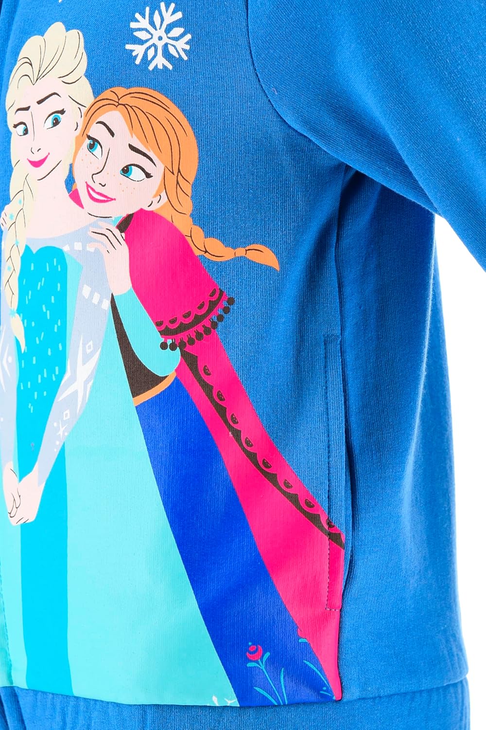 Disney Anna und ELSA Eiskönigin Kapuzenpullover Hoodie für Mädchen, Frozen Pullover Kinder Hoody Hoo
