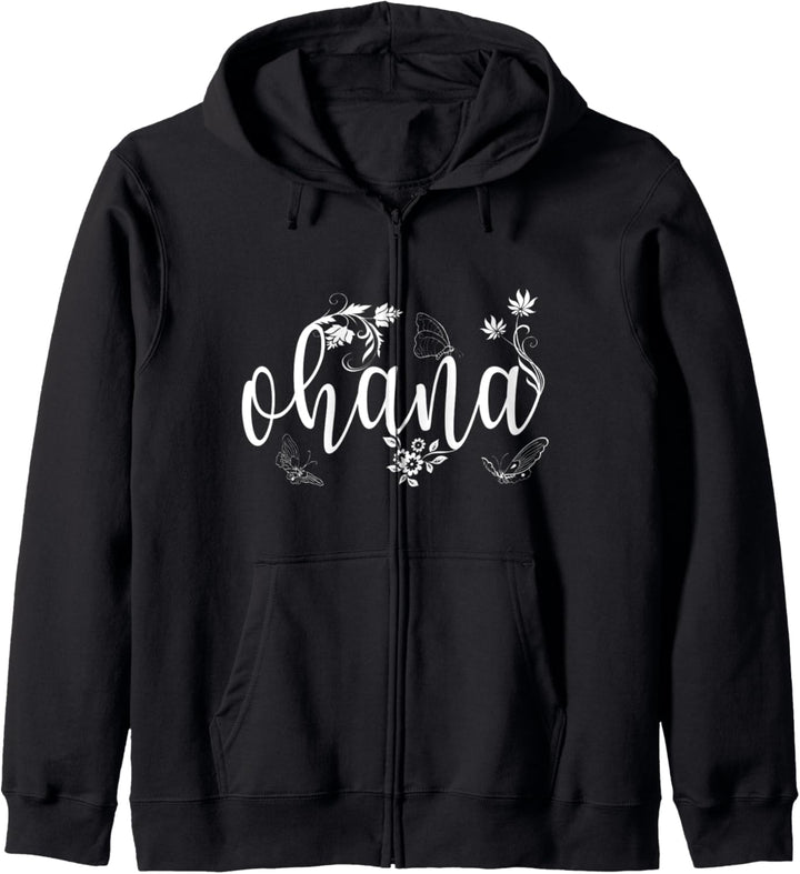 Ohana Hawaii Outfit Damen & Herren Aloha Hawaiian Kapuzenjacke