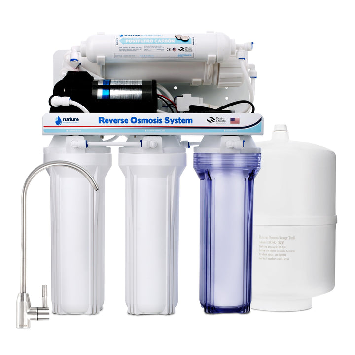 Nature Water Professionals Umkehrosmose-Ausrüstung, 5 Stufen, Kapazität für 6 l, inkl. 75 GPD-Membra
