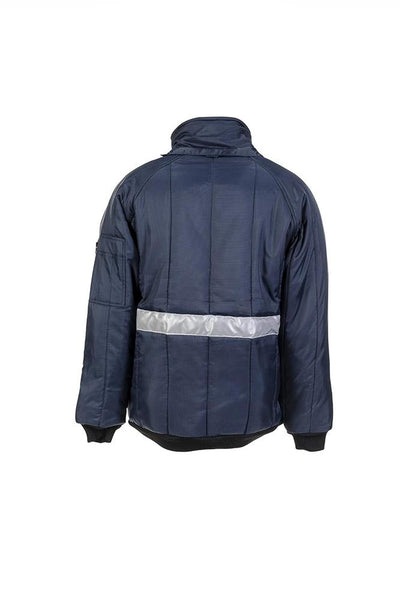 Planam Grösse XXL Herren Kühl-/Gefrierhaus Kühlhaus Blouson Marine Innenfutter rot Modell 5120 Marin