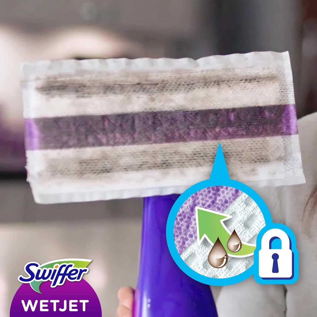Swiffer WetJet Bodenwischer All-in-1 Wischer Set als Starterset für fast jeden Boden, Bodenstarter +