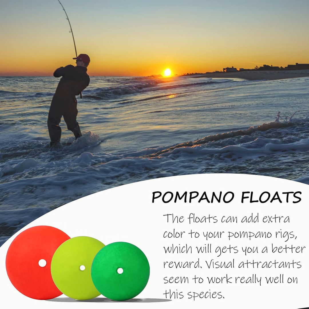 Dovesun 220/104/80/54pcs Schaumstoff Schwimmer Pompano Rigs Angeln Rig Schwimmer Fliegenfischen Schw