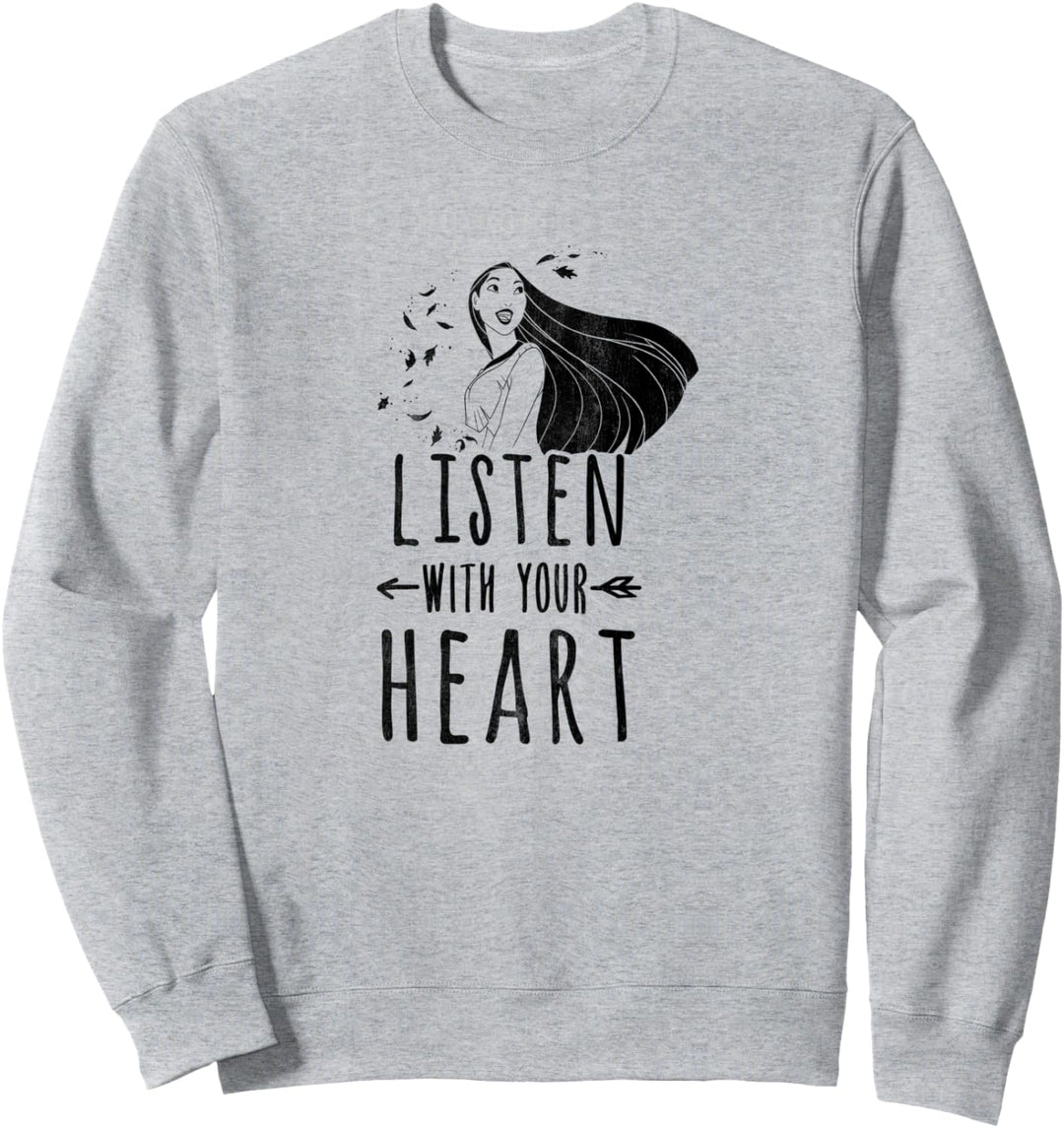 Disney Pocahontas Listen With Your Heart Sweatshirt