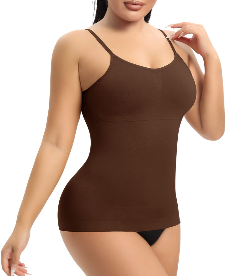 Damen Shape Unterhemd Bauchweg Hemdchen Shapewear Trägertop Shaping BH Hemd Formendes Top Body Shape