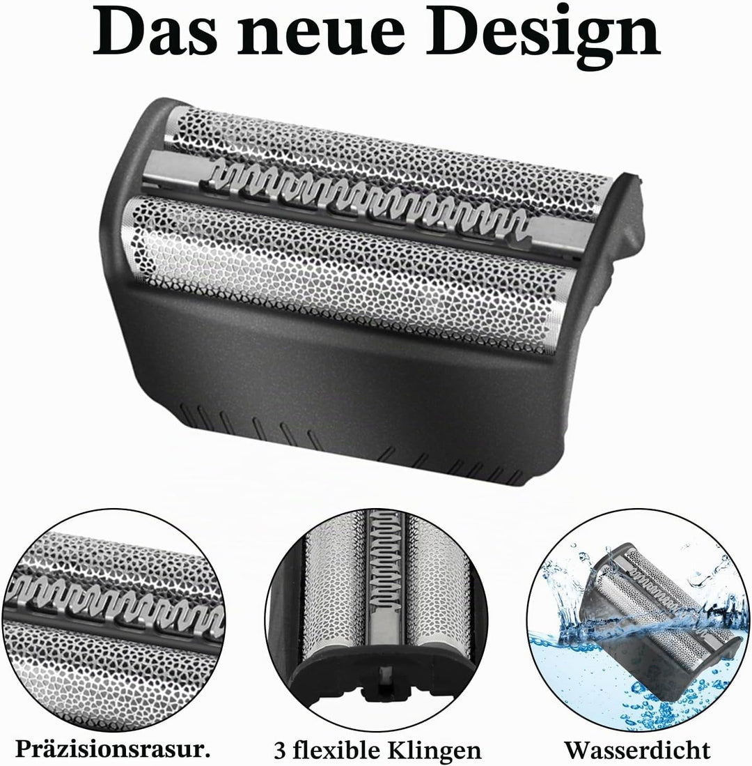 Roinaid 30B Scherkopf für Braun Series 3, Kompatibel für Braun Series 3 scherkopf, Ersatzscherkopf 3