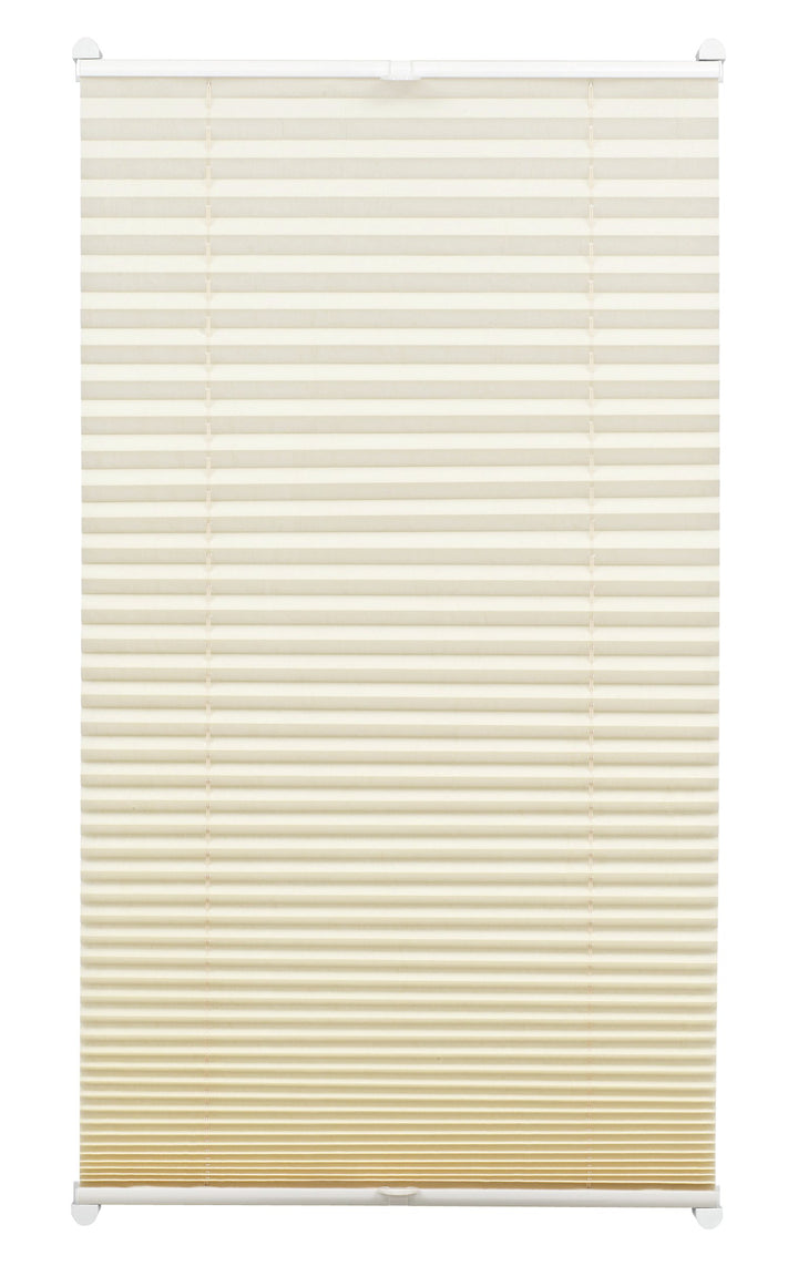 Gardinia Plissee, Kunststoff, Elfenbein, 70 x 130 cm 70 x 130 cm Elfenbein, 70 x 130 cm Elfenbein