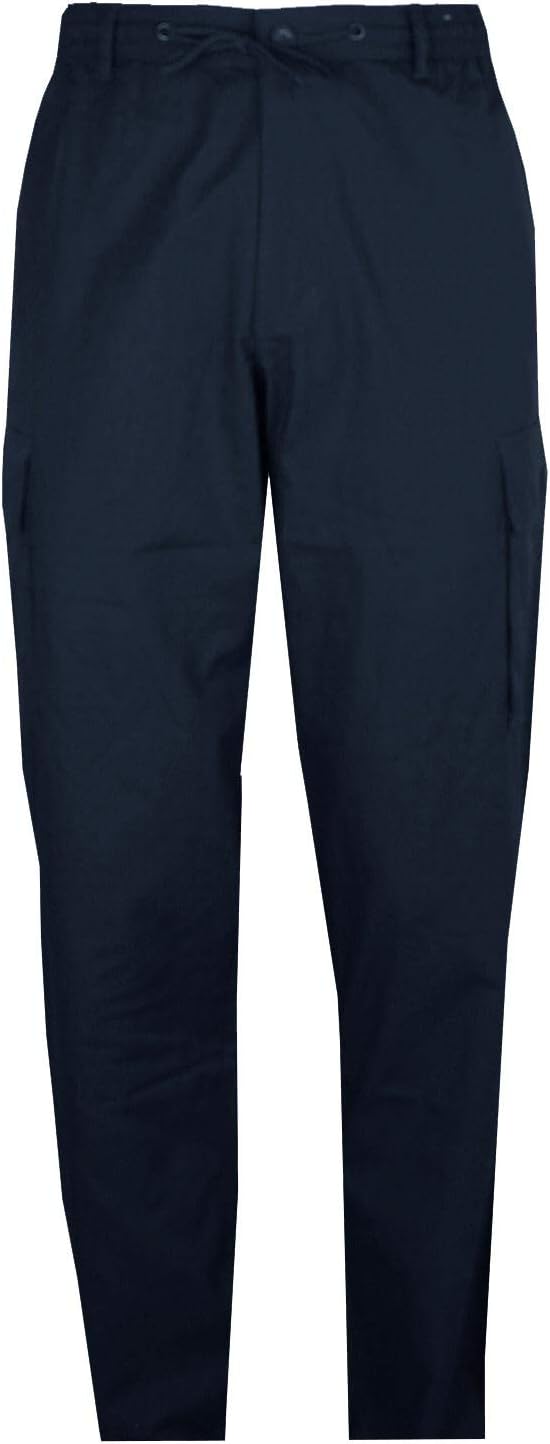 SEA BARRIER Herren-Hose Art Insel Taschoni Elastisch Canvas Baumwolle M - XXXL Schwarz XL, Schwarz X