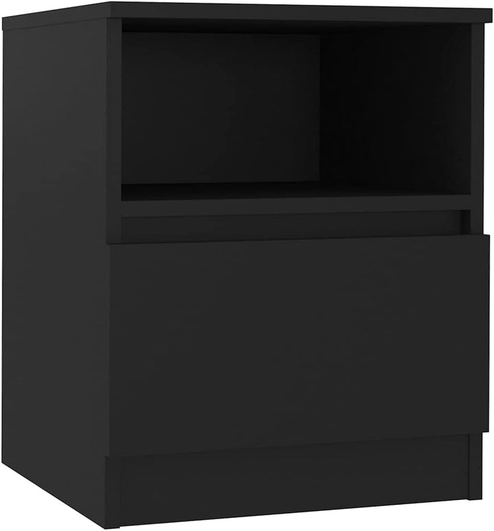 vidaXL 2X Nachttisch 1 Schublade 1 Ablage Nachtschrank Nachtkommode Nachtkonsole Schlafzimmer Schran