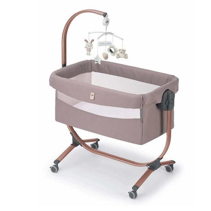 Baby Beistellbett Cullami | Mehr Farben verfügbar | inkl. Wippfunktion | 8-fach höhenverstellbar, Fa