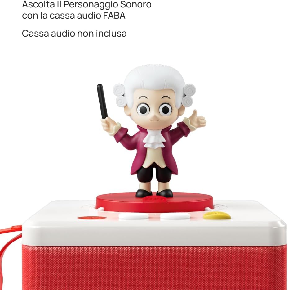 FABA Figur mit Sound, süsse Sinfonien von Mozart – Canzoncine – Spielzeug, pädagogische Inhalte, ita
