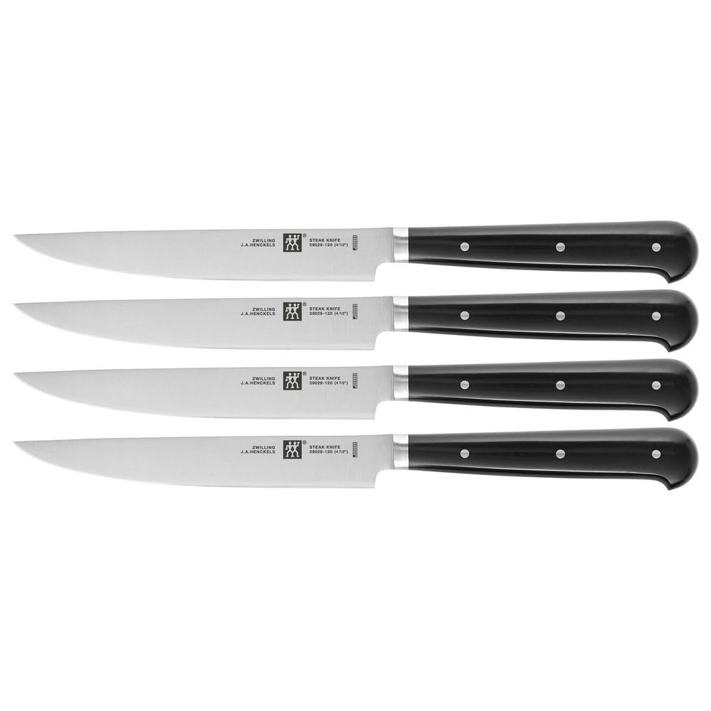 Zwilling Steakmesser 4er Set, Schwarz