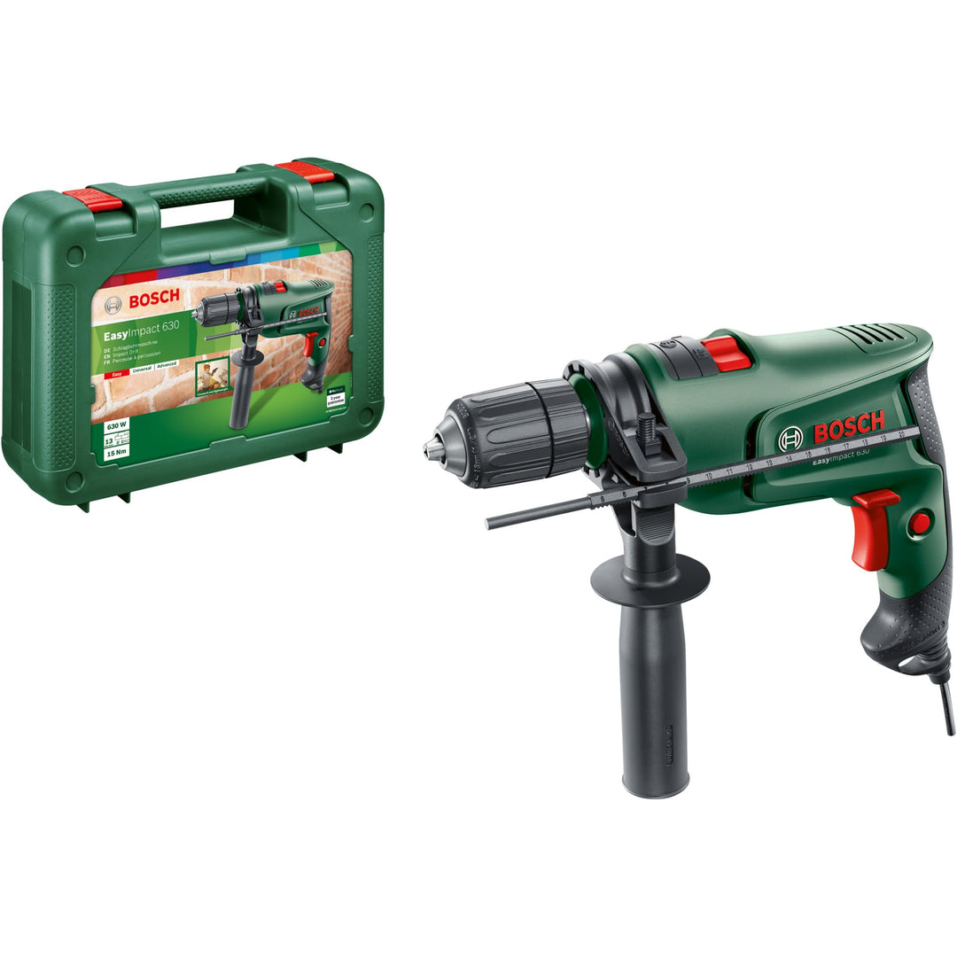 Bosch Schlagbohrmaschine EasyImpact 630 (630 Watt, im Koffer), EasyImpact 630