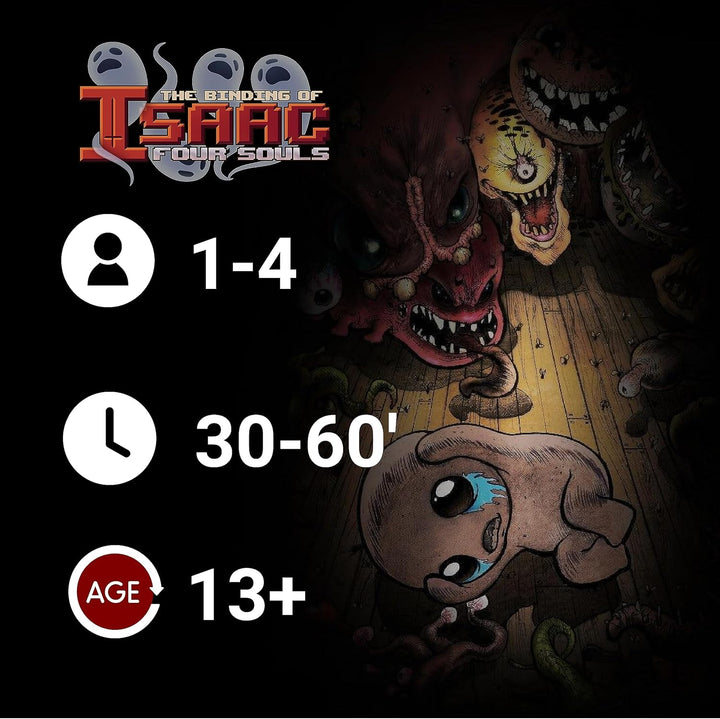 Maestro 76243 Binding of Isaac: Four Requiem-The Ultimate Collection-EN Boardgame, Bunt, Rechteckig