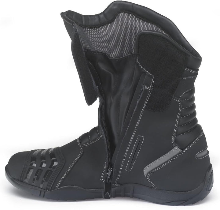 Kochmann Zyklon wasserdichte Motorradstiefel 37 EU Schwarz, 37 EU Schwarz