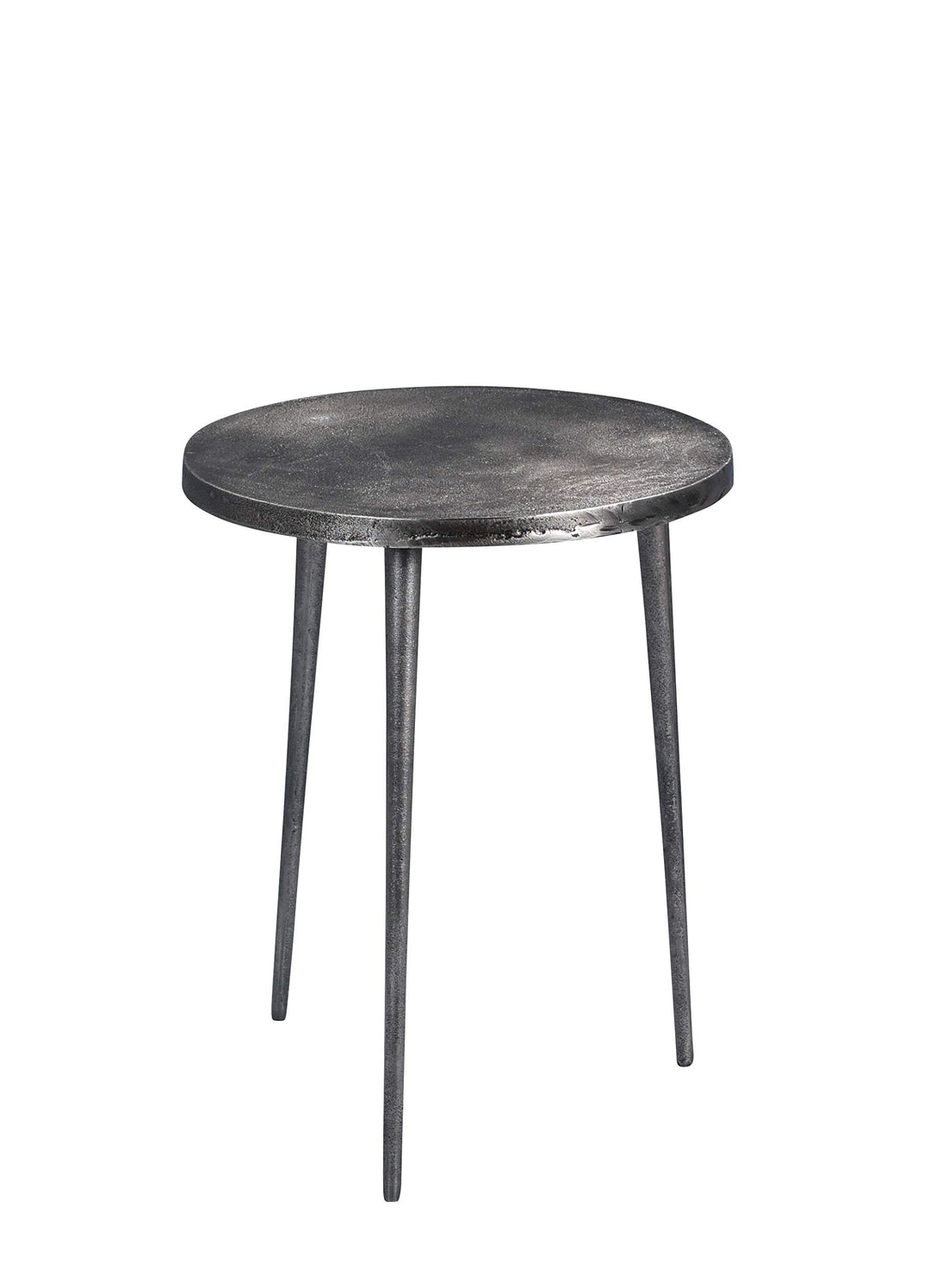 M2 Kollektion Casandra 2 Couchtisch/Beistelltisch/Tischset, Metall, grau, Durchmesser 40cm, Höhe 50c