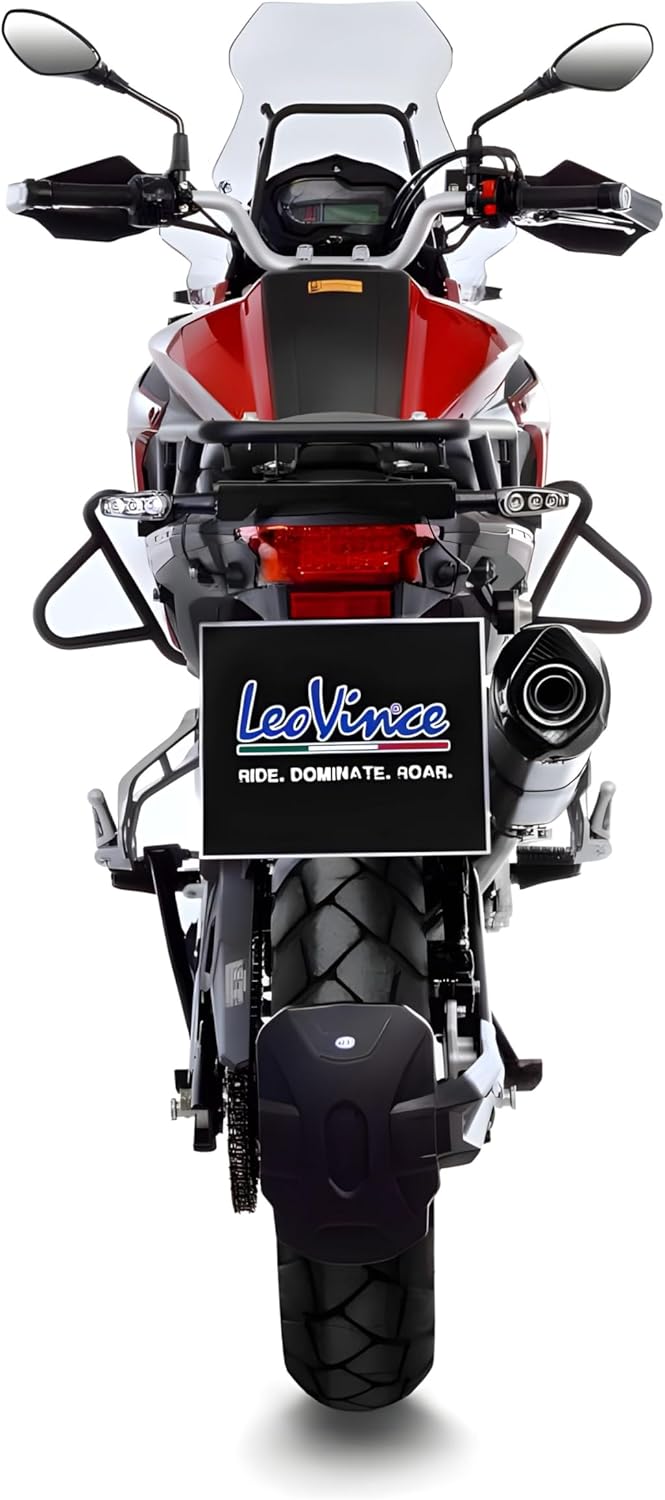 Endschalldämpfer/Auspuffanlage LeoVince SLIP-ON SBK LV ONE EVO, Edelstahl, Carbon Kappe, mit Zulassu