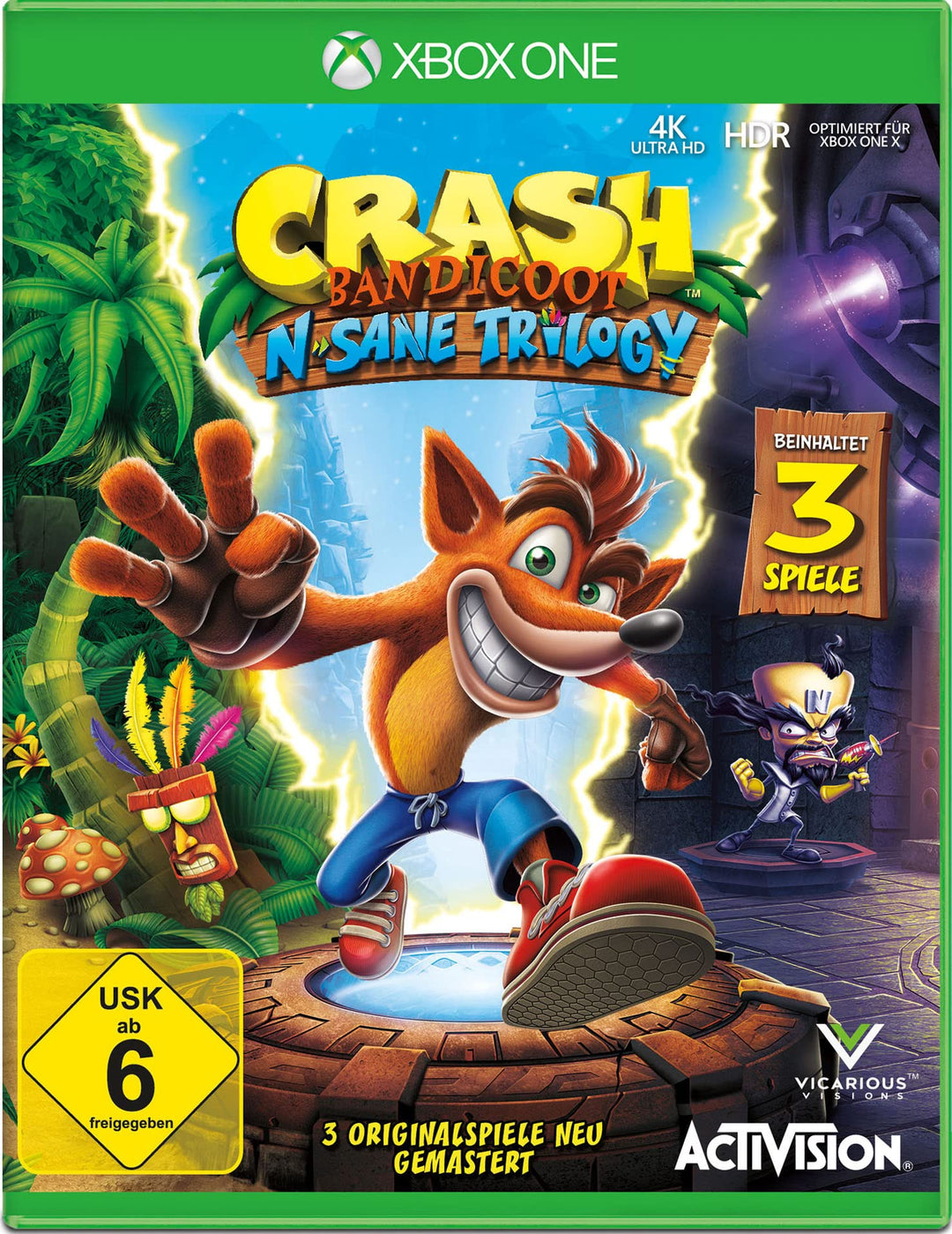 Crash Bandicoot: N.Sane Trilogy (Xbox One) Xbox One Standard, Xbox One Standard
