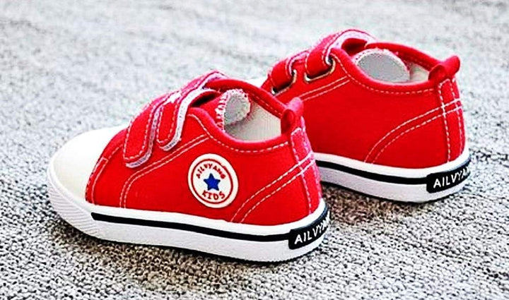 Inception Pro Infinite - Canvas Sneakers - Kinder - Klettverschluss - Grösse 15 - Weihnachts - rot -