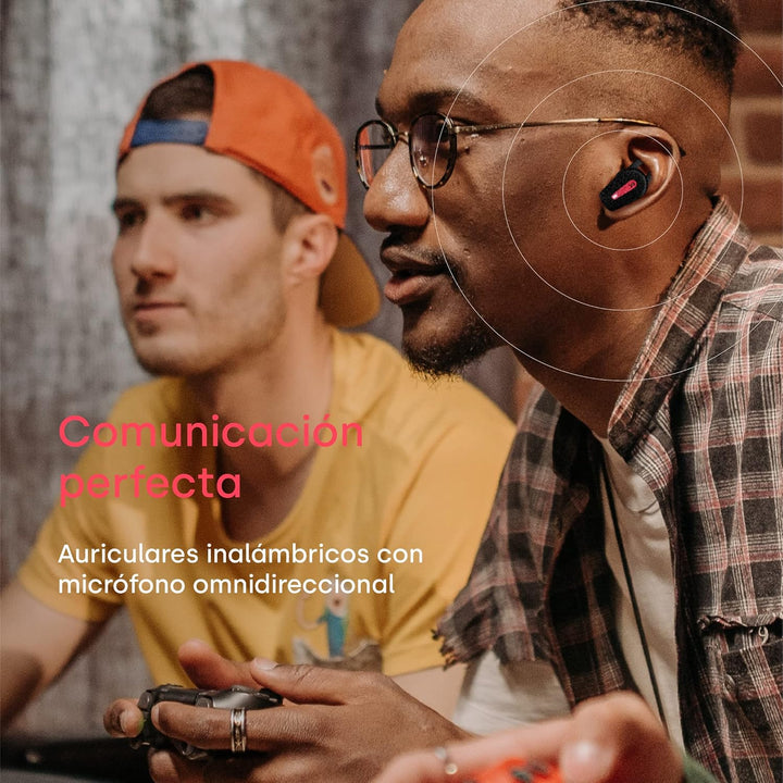 Remotto Duos - Kabelloses Headset mit mehr als 8 Stunden Akkulaufzeit, PS4 und PS5-kompatibel, Gamin
