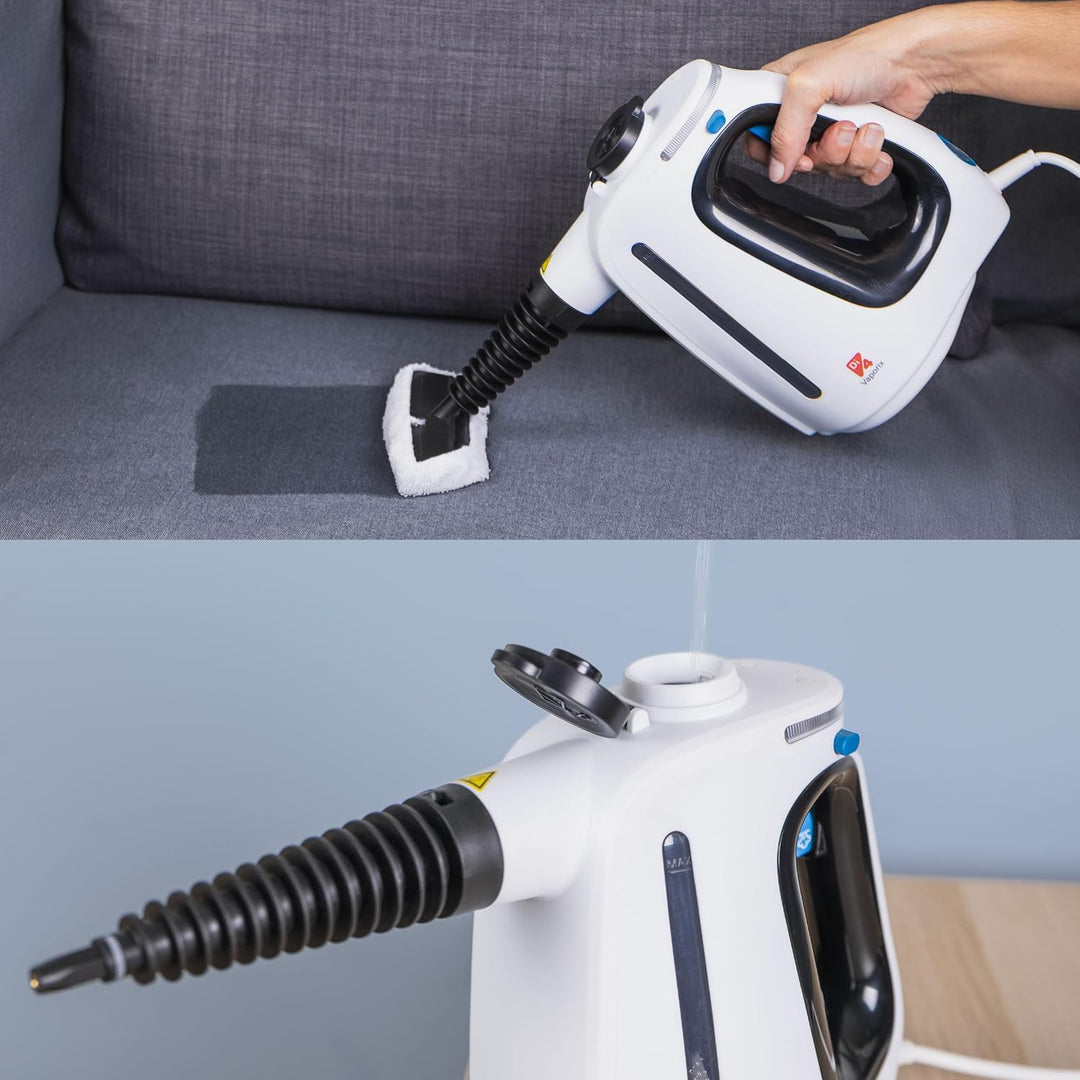 Di4 Vaporix Hand-Dampfreiniger 1350W, Kontinuierlicher Dampf 32 g/min, Aufheizung 30s, 16 Min Dampf,