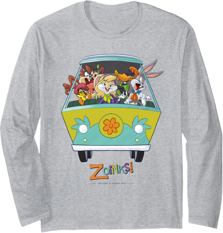 WB 100: Looney Tunes Scooby-Doo Mashup Langarmshirt