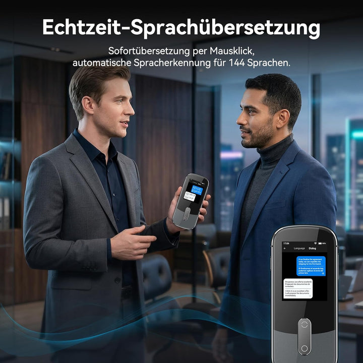 Wooask Sprachübersetzer Ohne Internet, Übersetzer Gerät Testsieger, Translator W09 Übersetzer Echtze