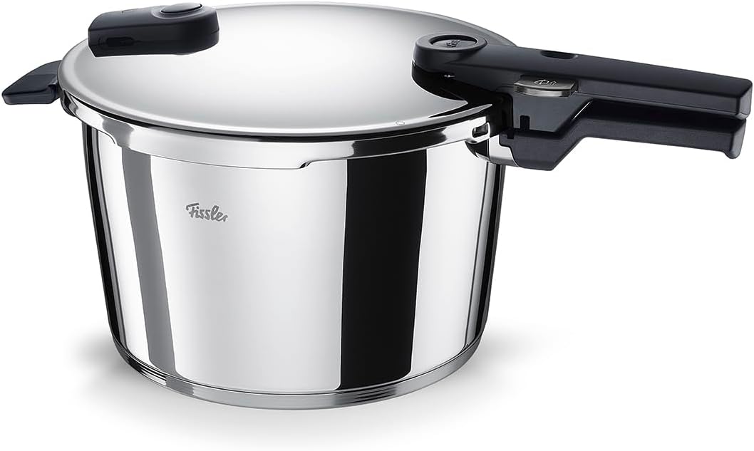 Fissler Vitaquick / Schnellkochtopf (8 L, Ø 26 cm) Edelstahl-Dampfkochtopf, 2-Garstufen, Made in Ger