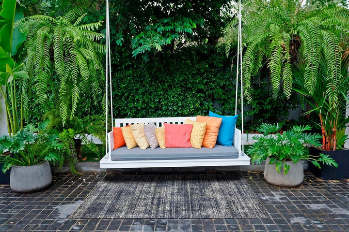 andiamo Outdoorteppich Colore Blau-grau 120x170 cm Blau-grau 120 x 170 cm, Blau-grau 120 x 170 cm