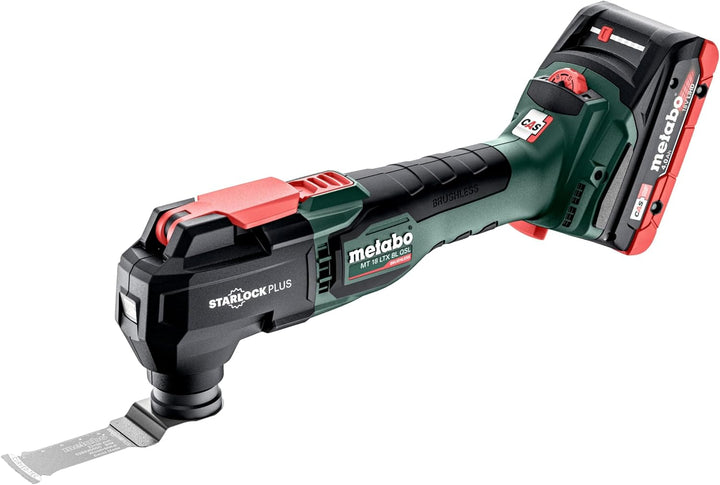 metabo Akku-Multitool MT 18 LTX BL QSL - 18V, 20.000/min Schwingzahl - Oszillierwerkzeug zum Sägen,