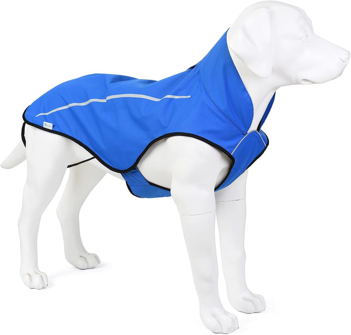 Mile High Life Hunderegenmantel Einstellbare wasserdichte Haustierkleidung Leichte Regenjacke mit re