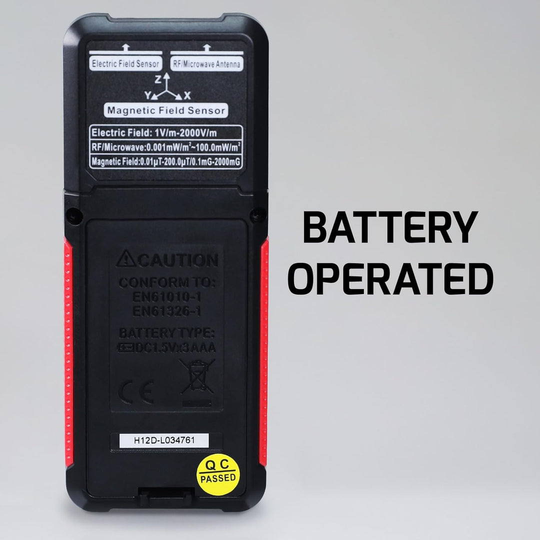 EMF Messgerät Strahlungsdetektor Digitaler Elektromagnetische Felder Handgehaltener EF/MF/RF Elektro