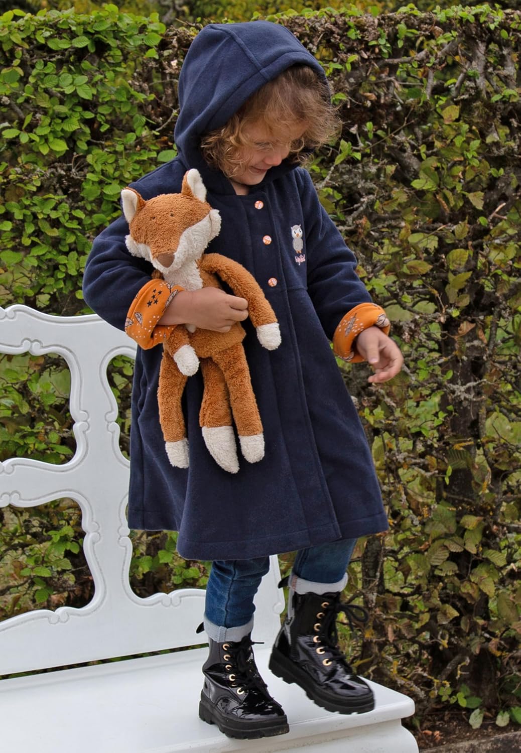 SIGIKID 38781 Kuscheltier Fuchs Green Mädchen und Jungen Babyspielzeug empfohlen ab Geburt orange, S