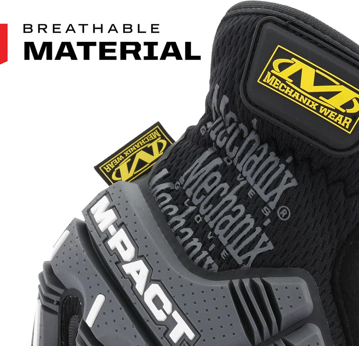 Mechanix Wear M-Pact® Open Cuff Handschuhe (Large, Schwarz), L
