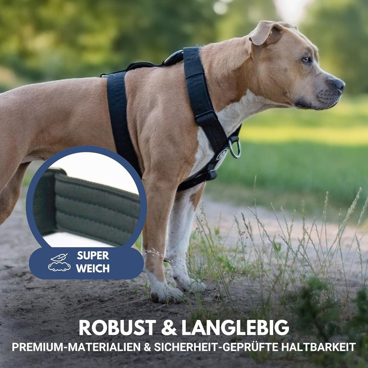 Spark Paws No Pull Hundegeschirr Grosse Hunde, Halterdesign mit Frontclip, Y Geschirr Hund, Robust u
